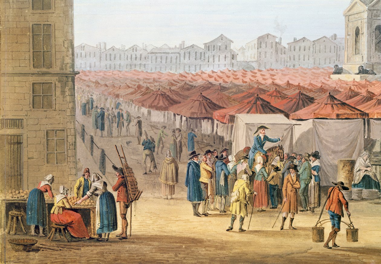 La Marche des Innocents, détail du côté gauche, vers 1794-1810 - Thomas Naudet