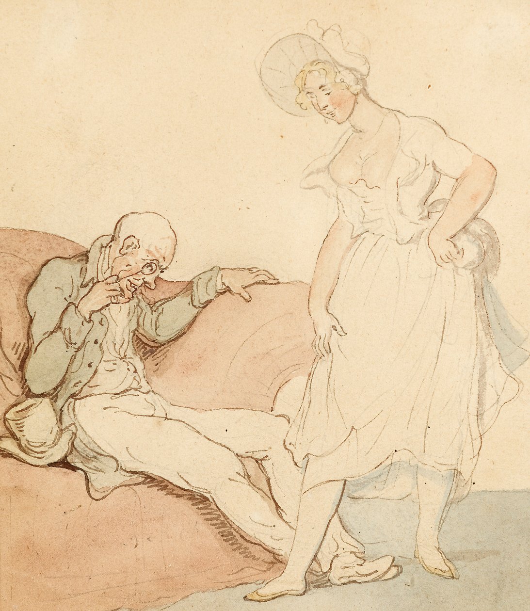 Un joli couple - Thomas Rowlandson