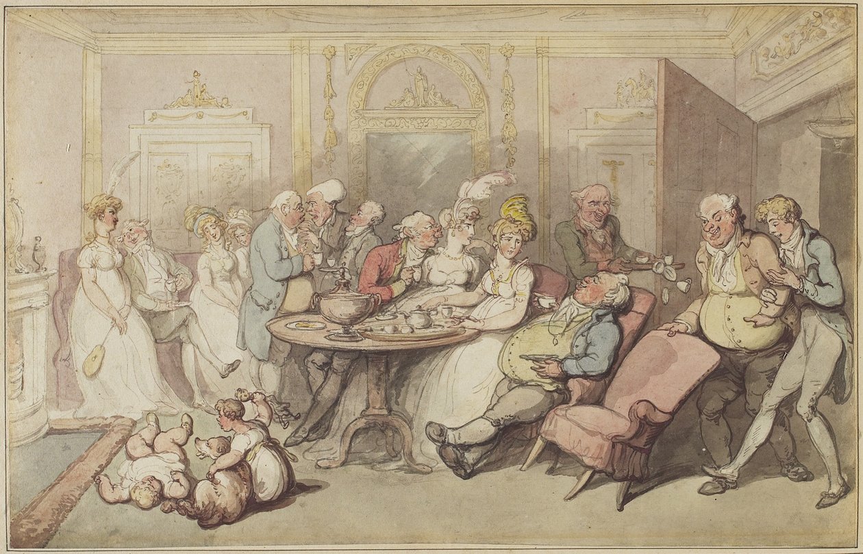 Après dîner - Thomas Rowlandson