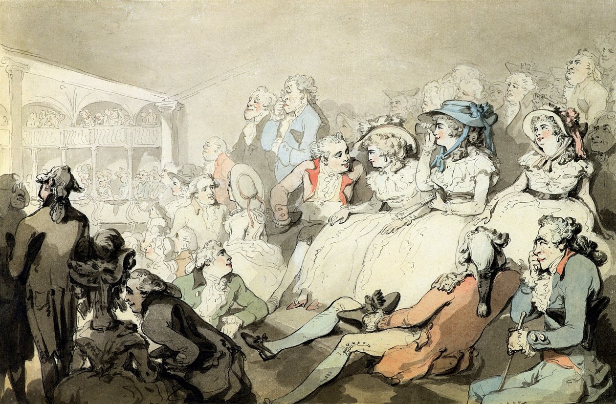 Un public regardant une pièce de théâtre, c.1785 - Thomas Rowlandson