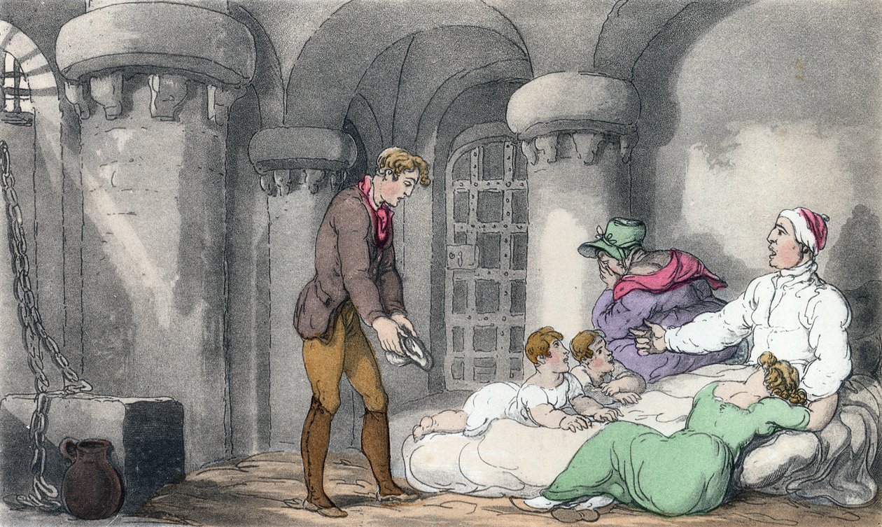 Arrangement domestique en prison, illustration de 