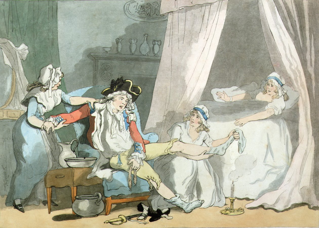 Quatre heures en ville, publié en 1788 - Thomas Rowlandson