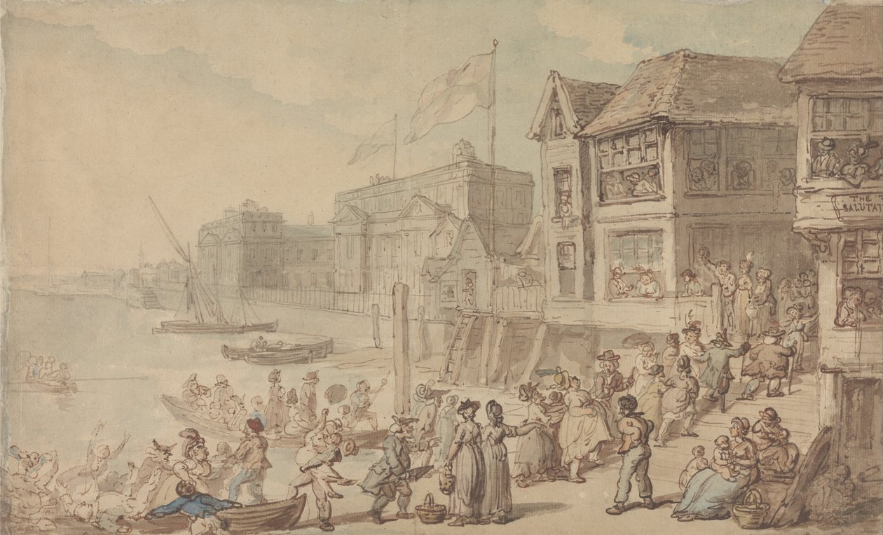 Greenwich - Thomas Rowlandson
