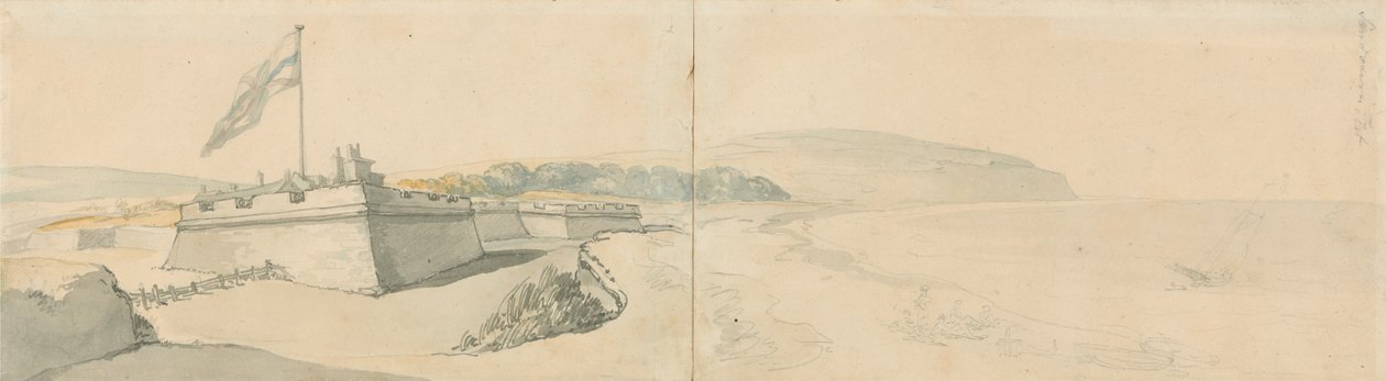 Fort de Sandown - Thomas Rowlandson