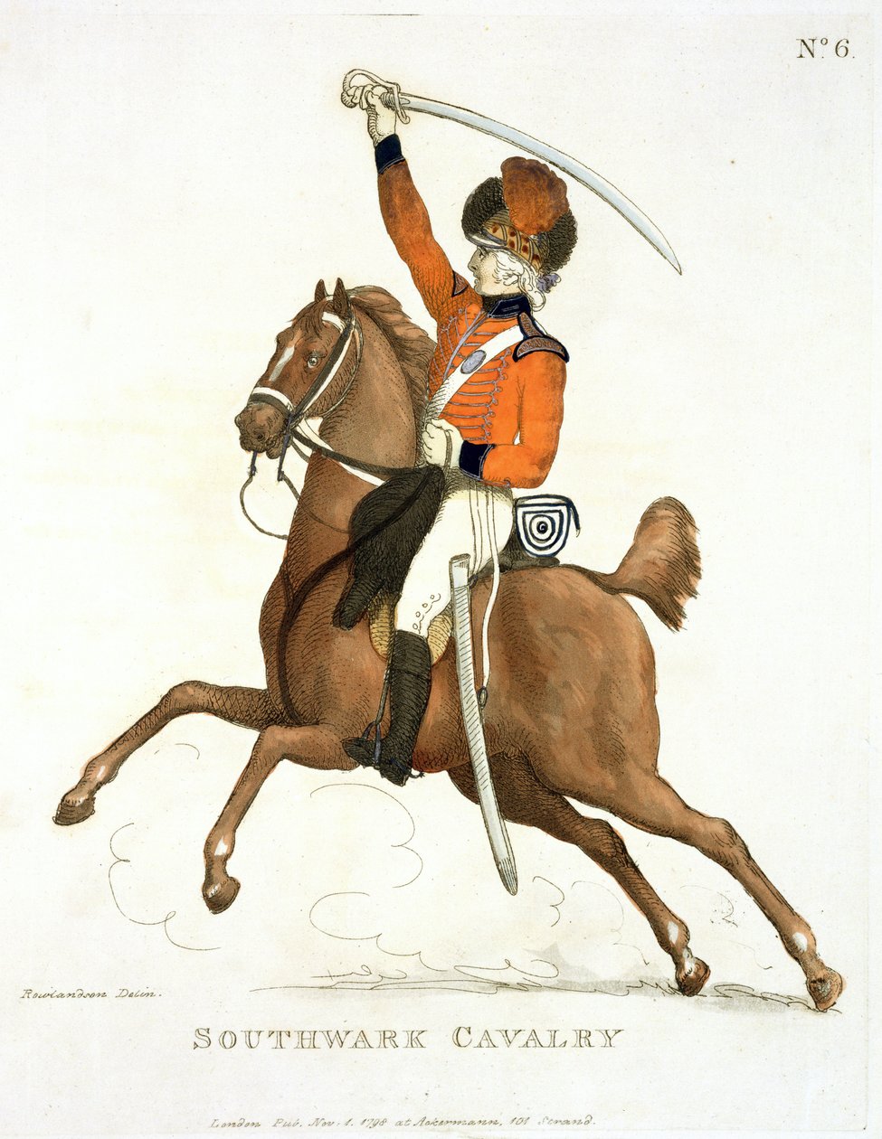Volontaire de cavalerie de Southwark, planche 6 de 