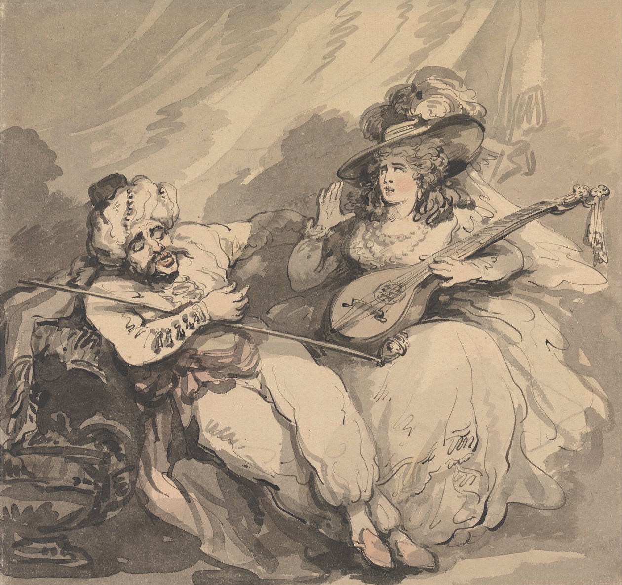 Le Turc amoureux - Thomas Rowlandson