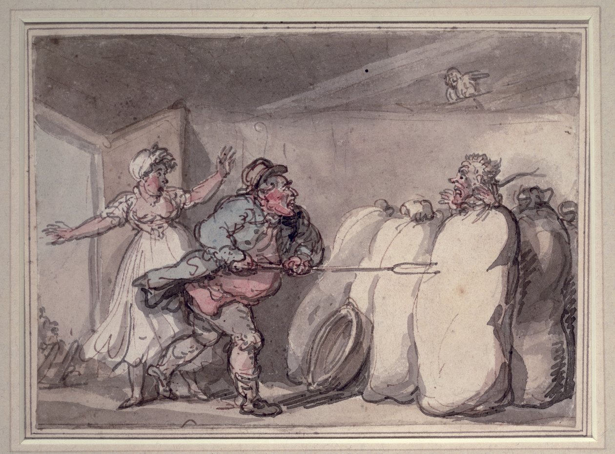 La découverte - Thomas Rowlandson