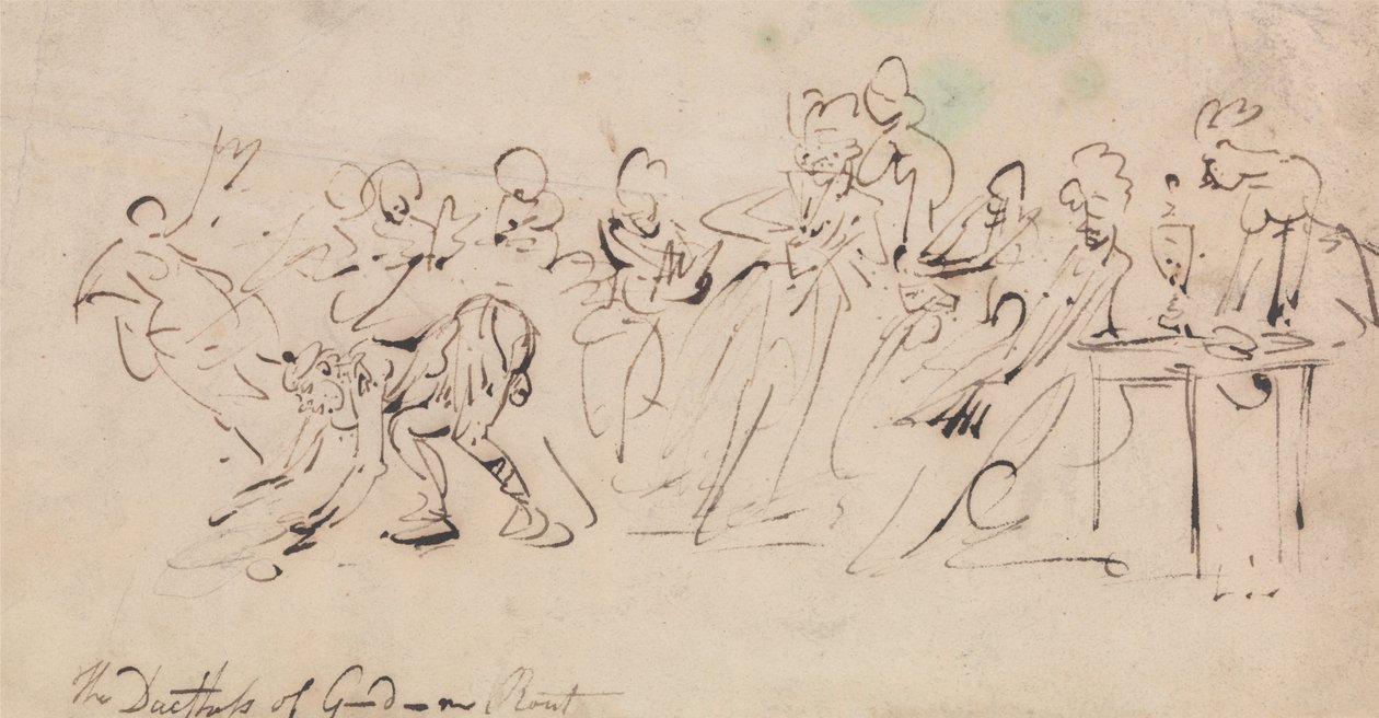 La réception de la duchesse de Gordon - Thomas Rowlandson