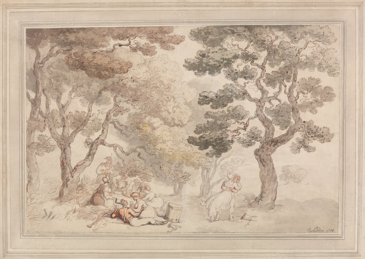 Le Pique-nique - Thomas Rowlandson