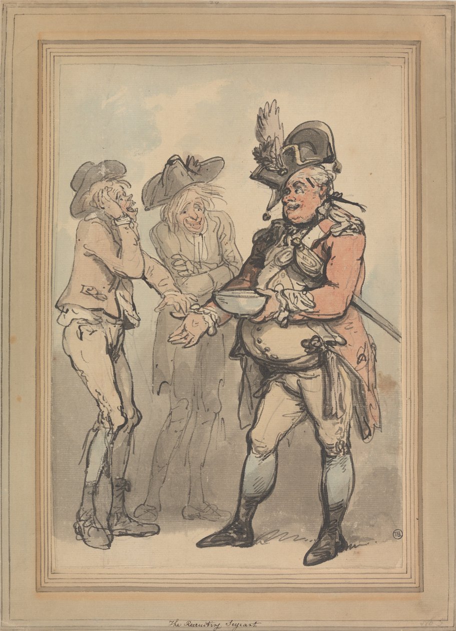 Le sergent recruteur - Thomas Rowlandson