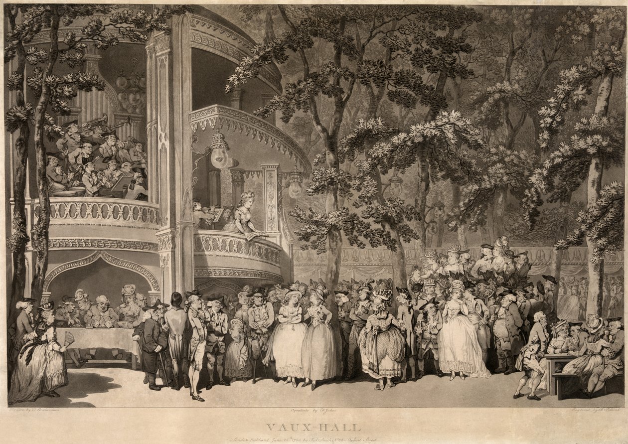 Jardins de Vauxhall - Thomas Rowlandson