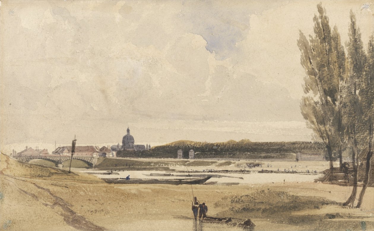 Sur la Seine, 1831 - Thomas Shotter Boys