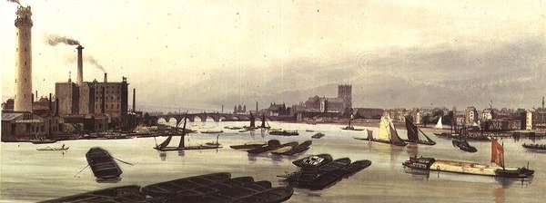 Tour de tir et Westminster, 1842 - Thomas Shotter Boys