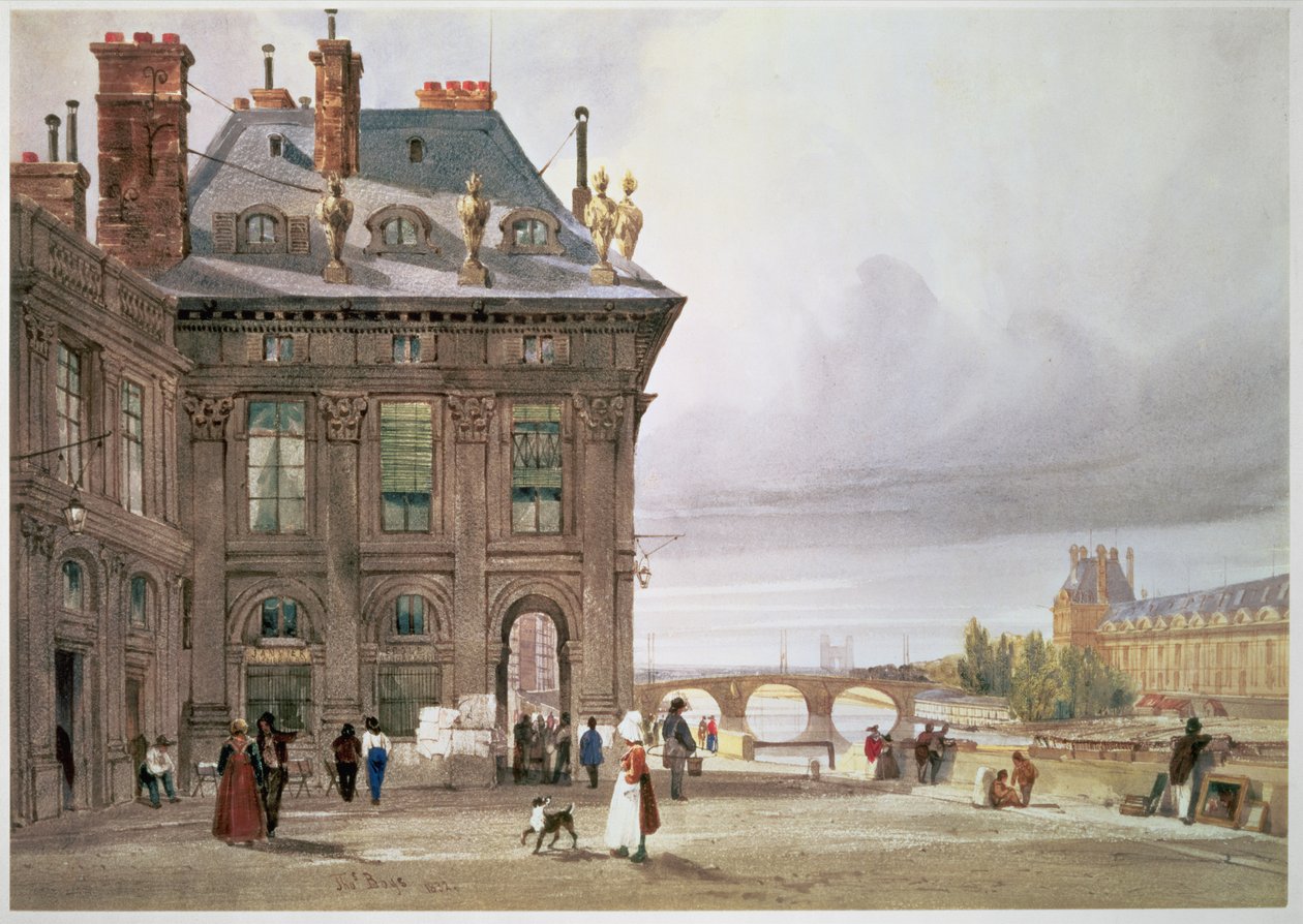 Le Pont Royal et les Tuileries vus de l