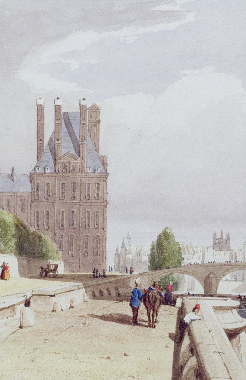 Vue des Tuileries sur la Seine - Thomas Shotter Boys