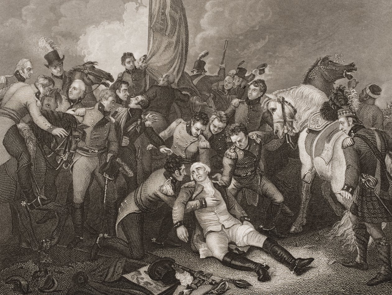 La Mort du Général Sir Ralph Abercromby, illustration de 