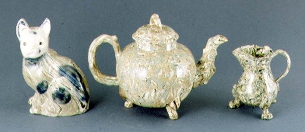 Théière et pot à crème, vers 1745-50 - Thomas Whieldon