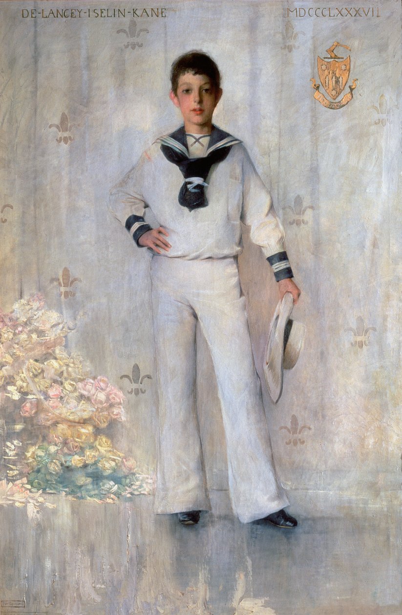 Portrait de Delancey Iselin Kane, 1887 - Thomas Wilmer Dewing