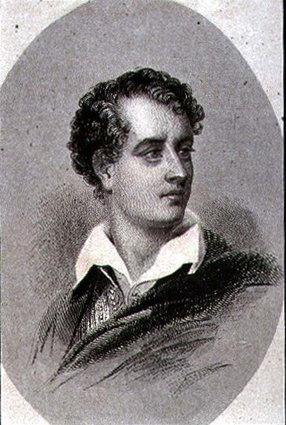 Portrait de George, Lord Byron - Thomas (after) Phillips