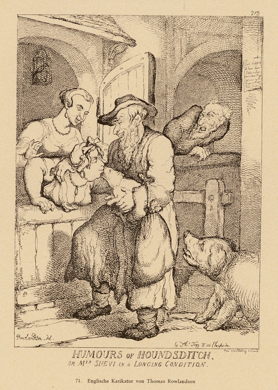Les humeurs de Houndsditch - Thomas (after) Rowlandson