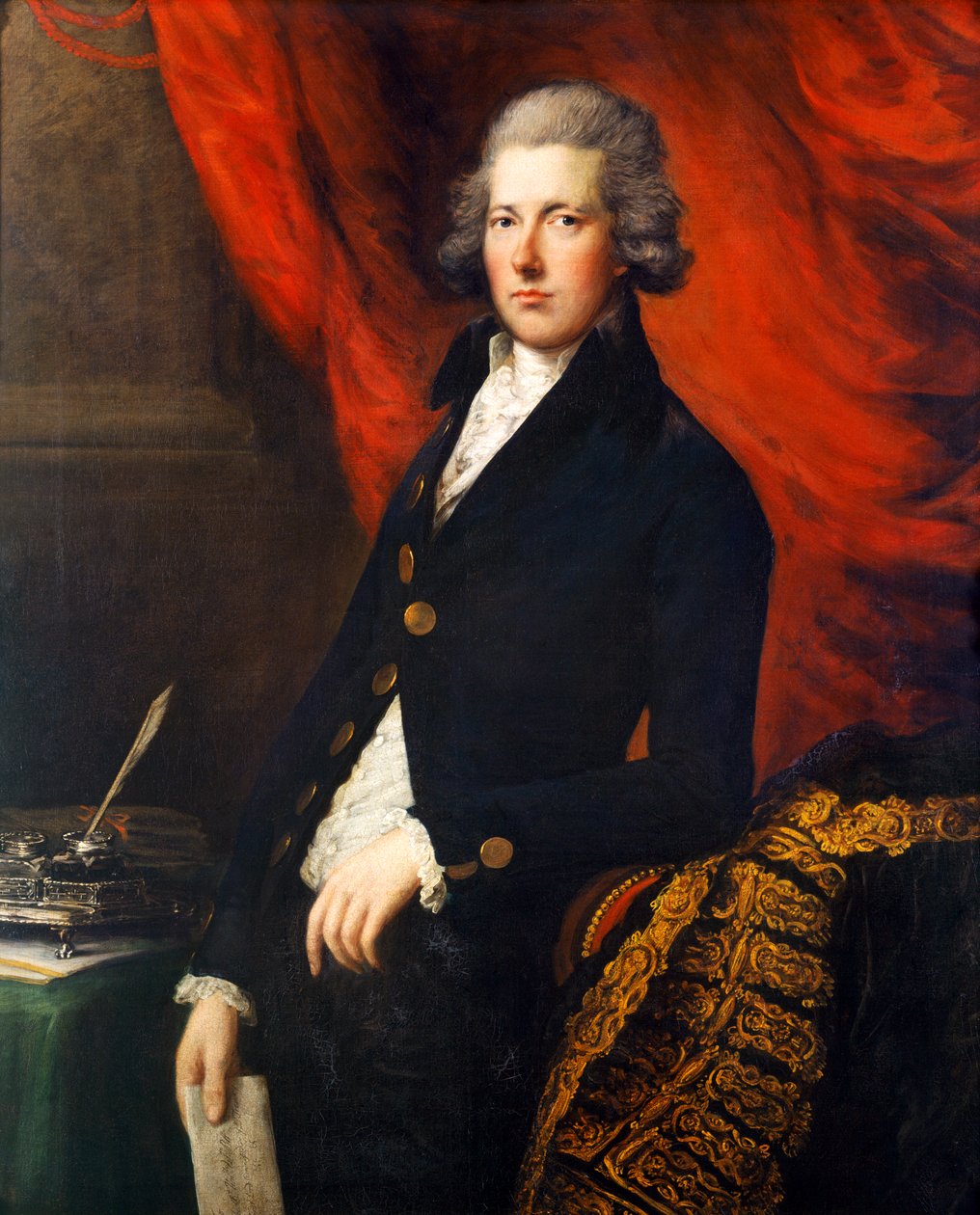 William Pitt le Jeune, c.1788 - Thomas (attr. to) Gainsborough