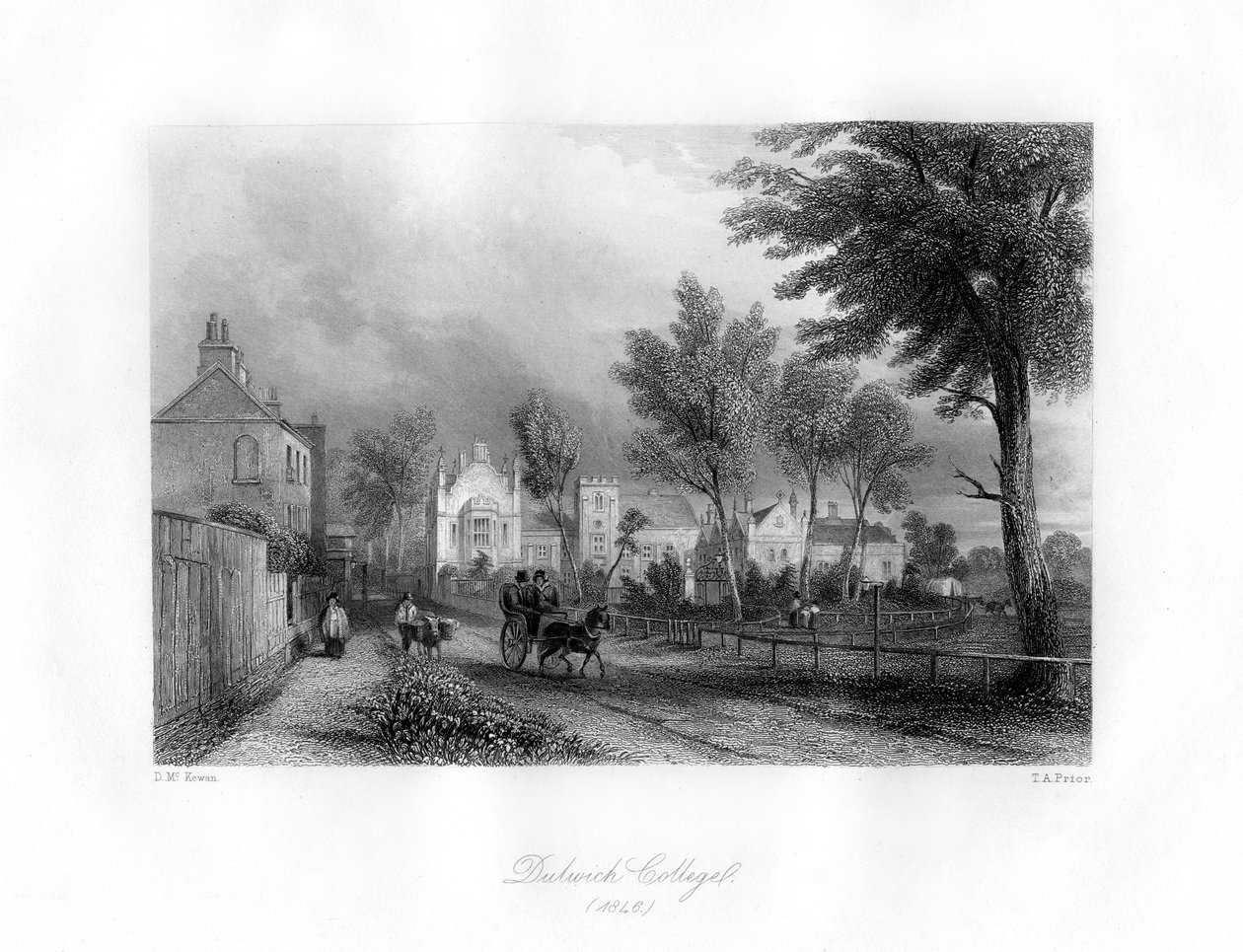 Dulwich College, Dulwich, sud-est de Londres, 1846 - Thomas Abel Prior