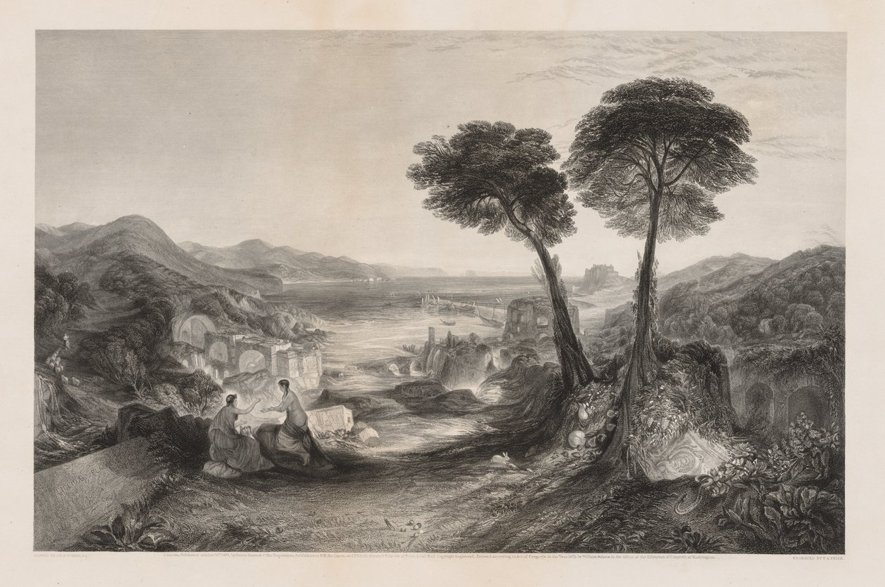 La Baie de Baiae, Apollon et la Sibylle - Thomas Abiel Prior