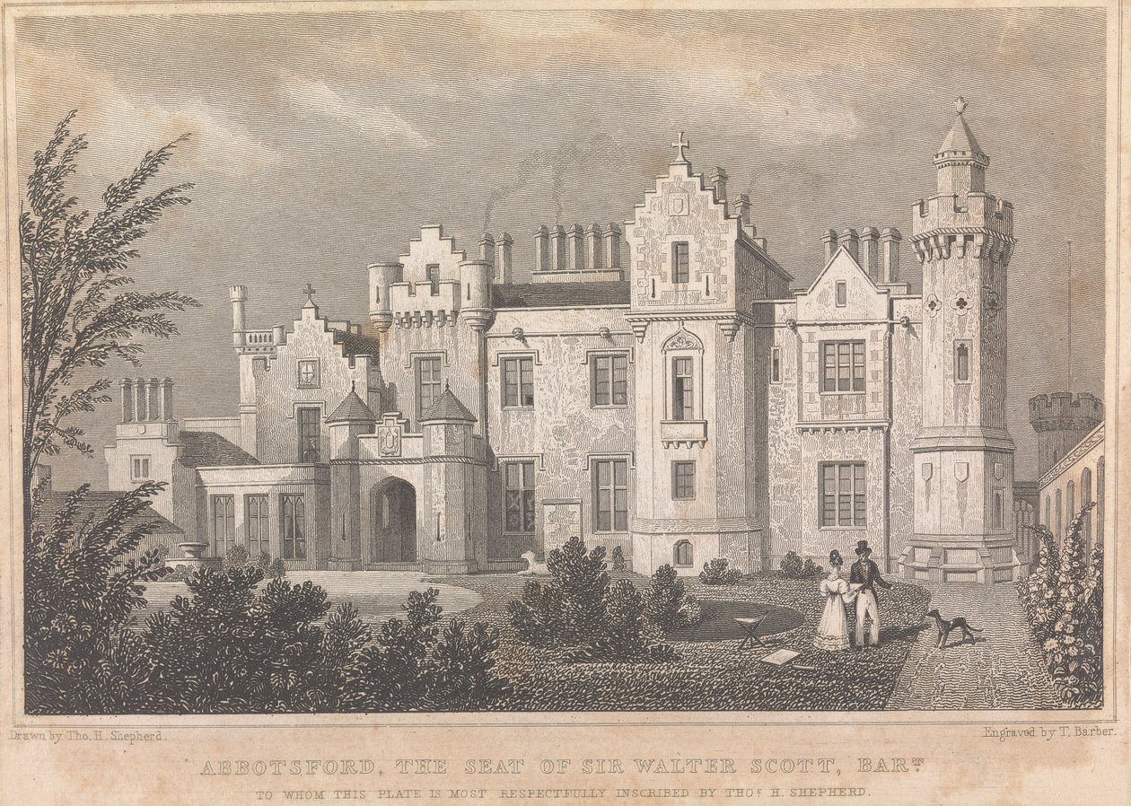 Abbotsford, la Résidence de Sir Walter Scott Bart; page - (Volume Un) - Thomas Barber