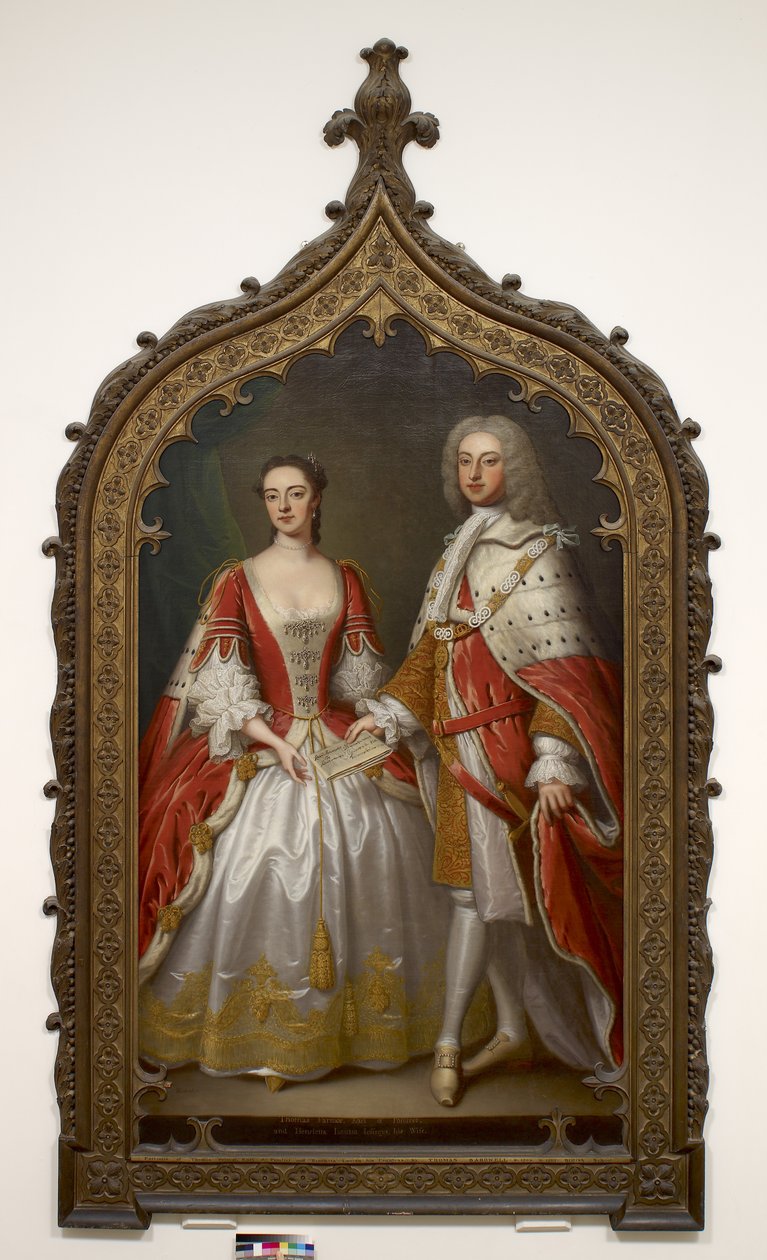 Thomas Fermor, 1er comte de Pomfret et Henrietta Louisa, comtesse de Pomfret, vers 1750 - Thomas Bardwell