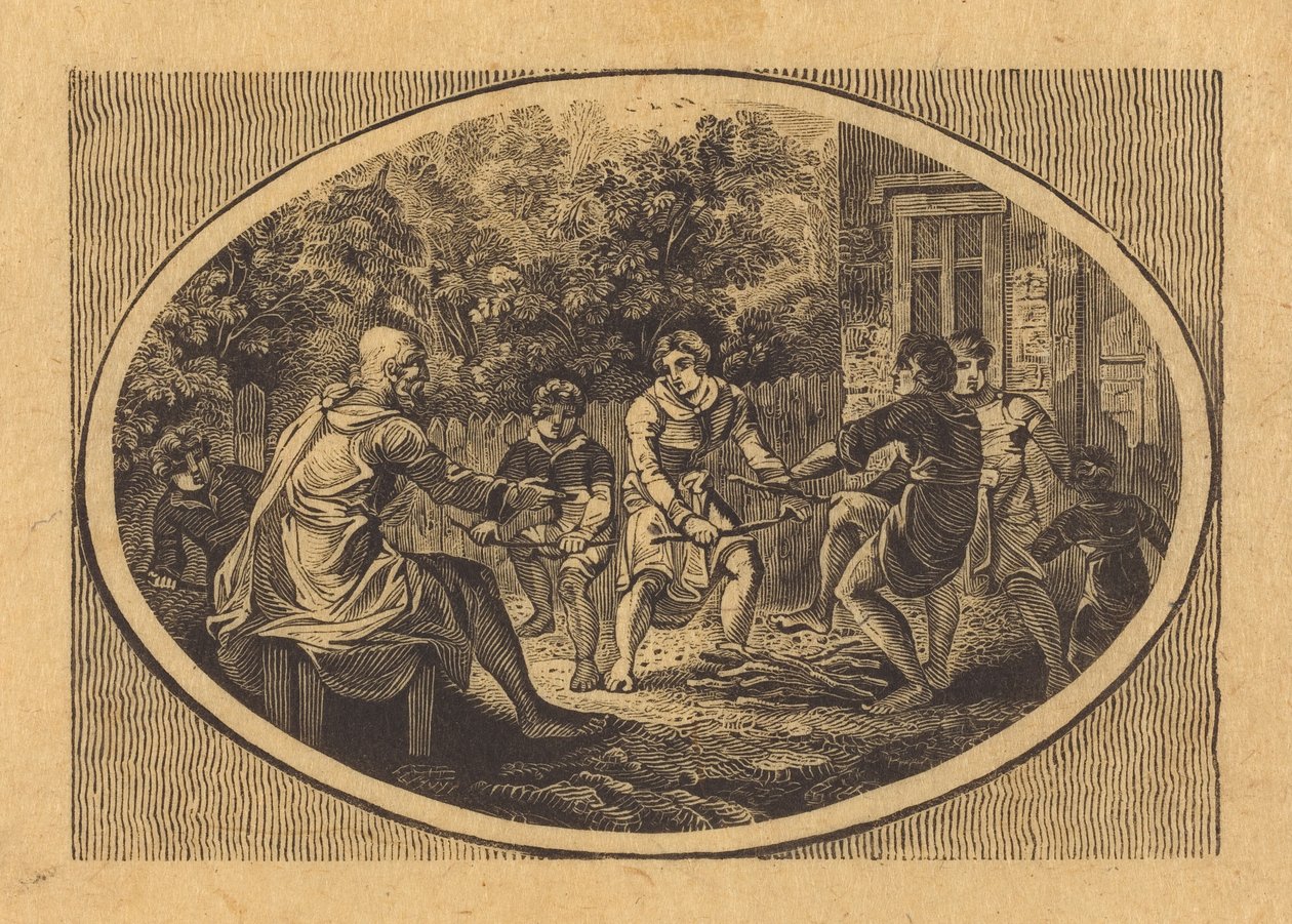 Der alte Mann und seine Söhne - Thomas Bewick