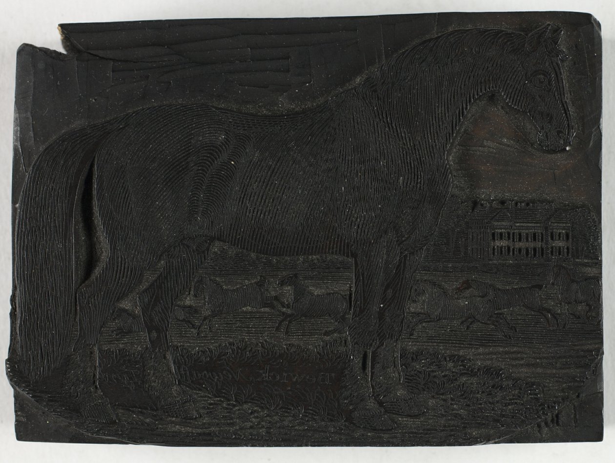 Bloc de bois pour Le Cheval Noir, d