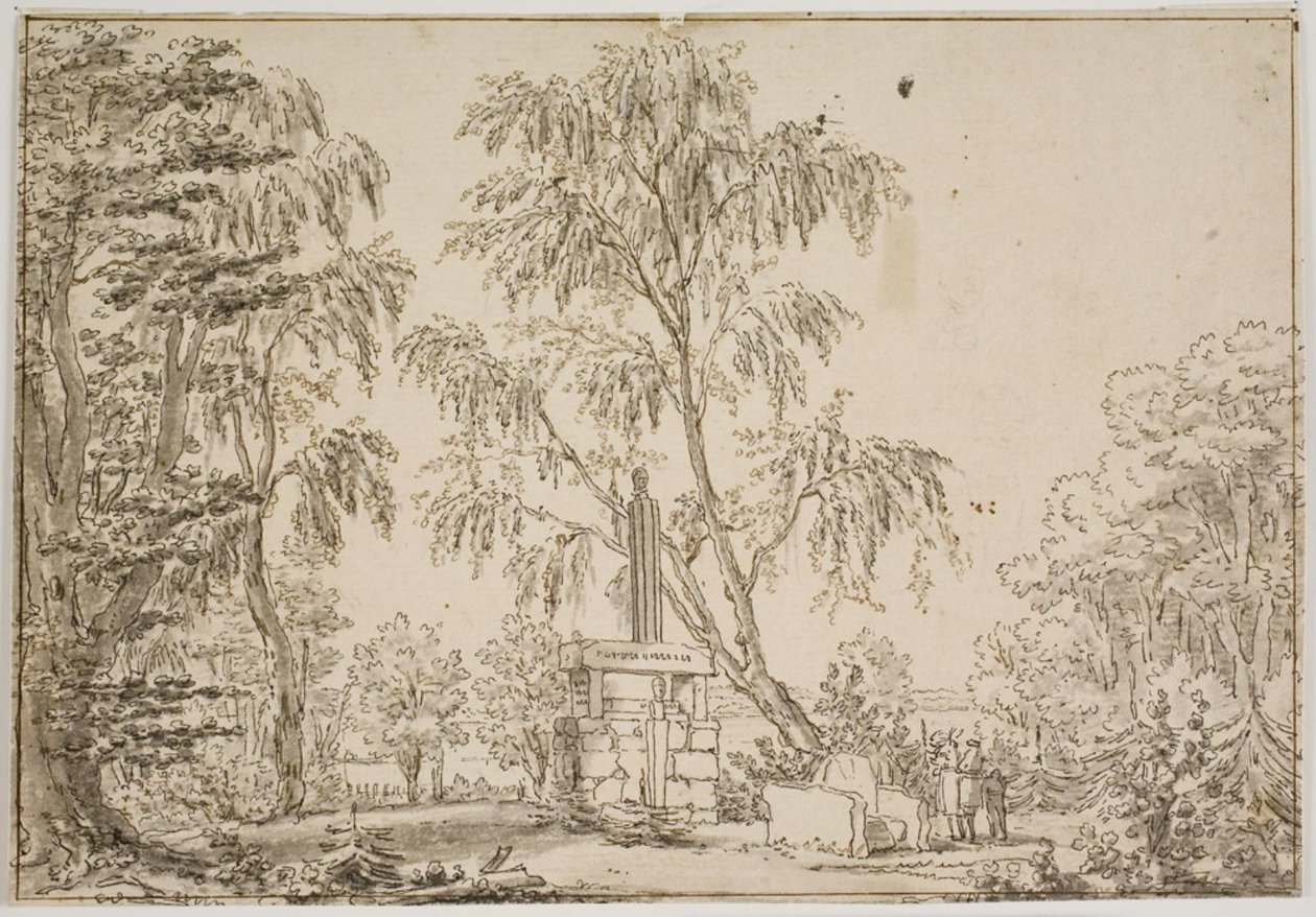Partie du jardin de Fredensborg avec "l