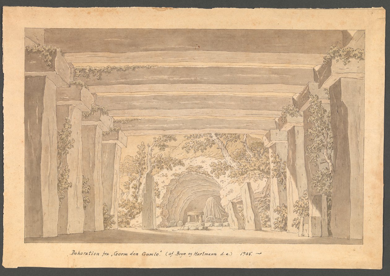 Scène de "Gorm le Vieux" de Boye et Hartmann - Thomas Bruun