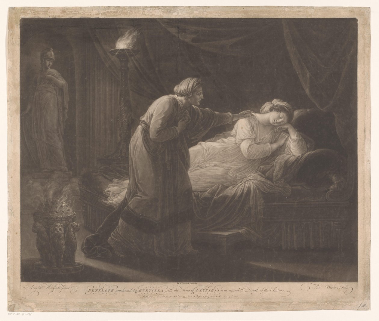 Pénélope réveillée par Euryclée - Thomas Burke