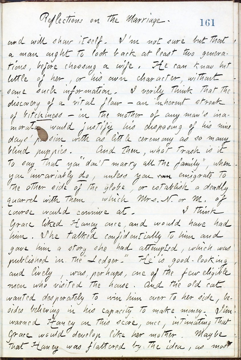 Thomas Butler Gunn Journaux- Volume 16, page 183, 14 mai 1861 - Thomas Butler Gunn
