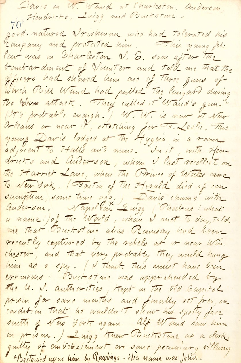 Thomas Butler Gunn Journaux- Volume 19, page 84, 26 mars 1862 - Thomas Butler Gunn