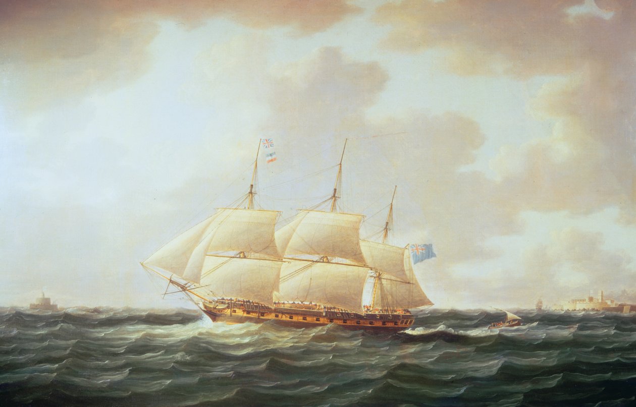 H.M.S. Minerva - Thomas Buttersworth