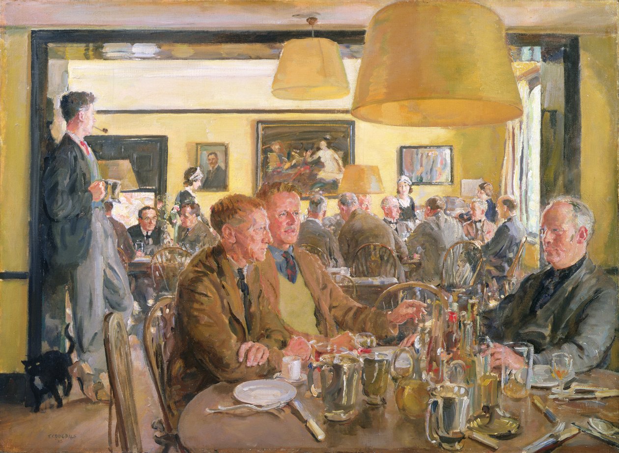 Déjeuner au Chelsea Arts Club - Thomas Cantrell Dugdale