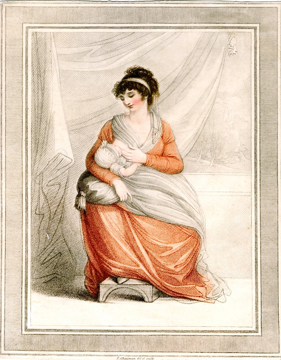 Femme allaitant, vers 1780-1820 - Thomas Cheesman