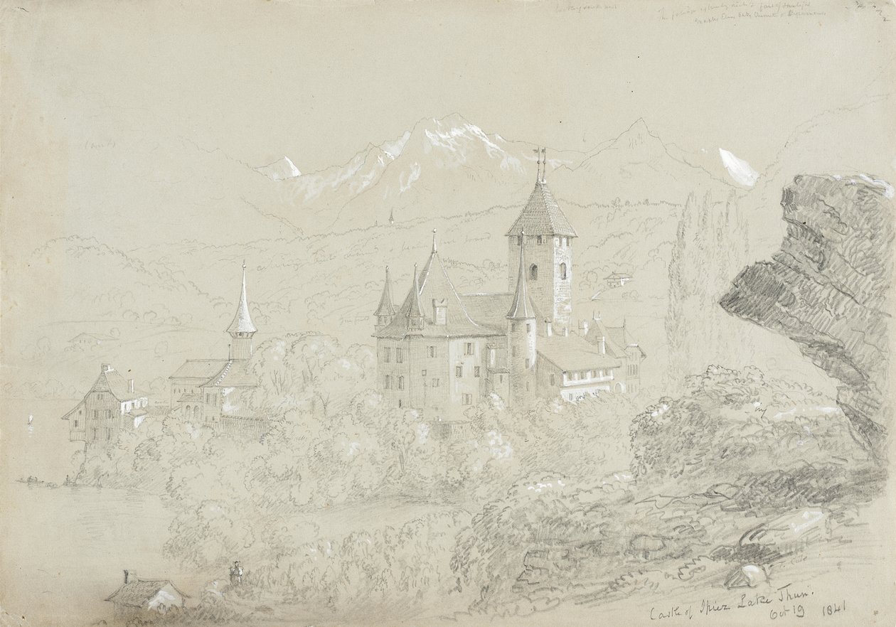Château de Spiez, lac de Thoune - Thomas Cole