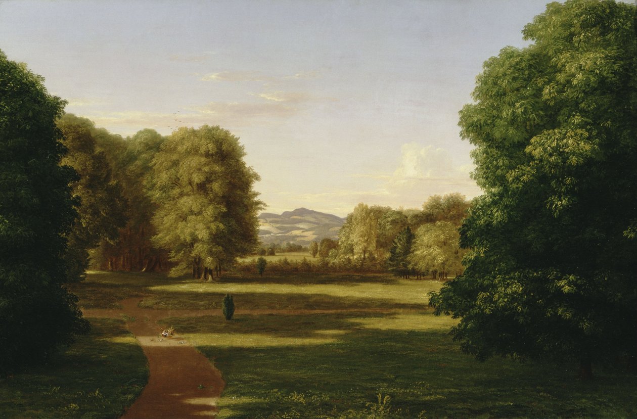 Jardins du manoir Van Rensselaer - Thomas Cole