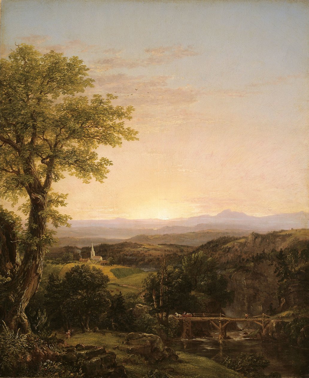 Paysage de la Nouvelle-Angleterre - Thomas Cole