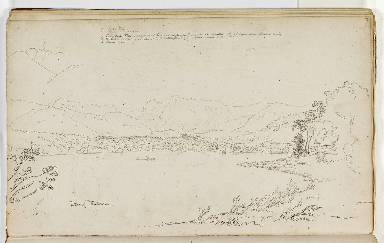 La tête de Windermere, Lake District, Angleterre, 1829 - Thomas Cole