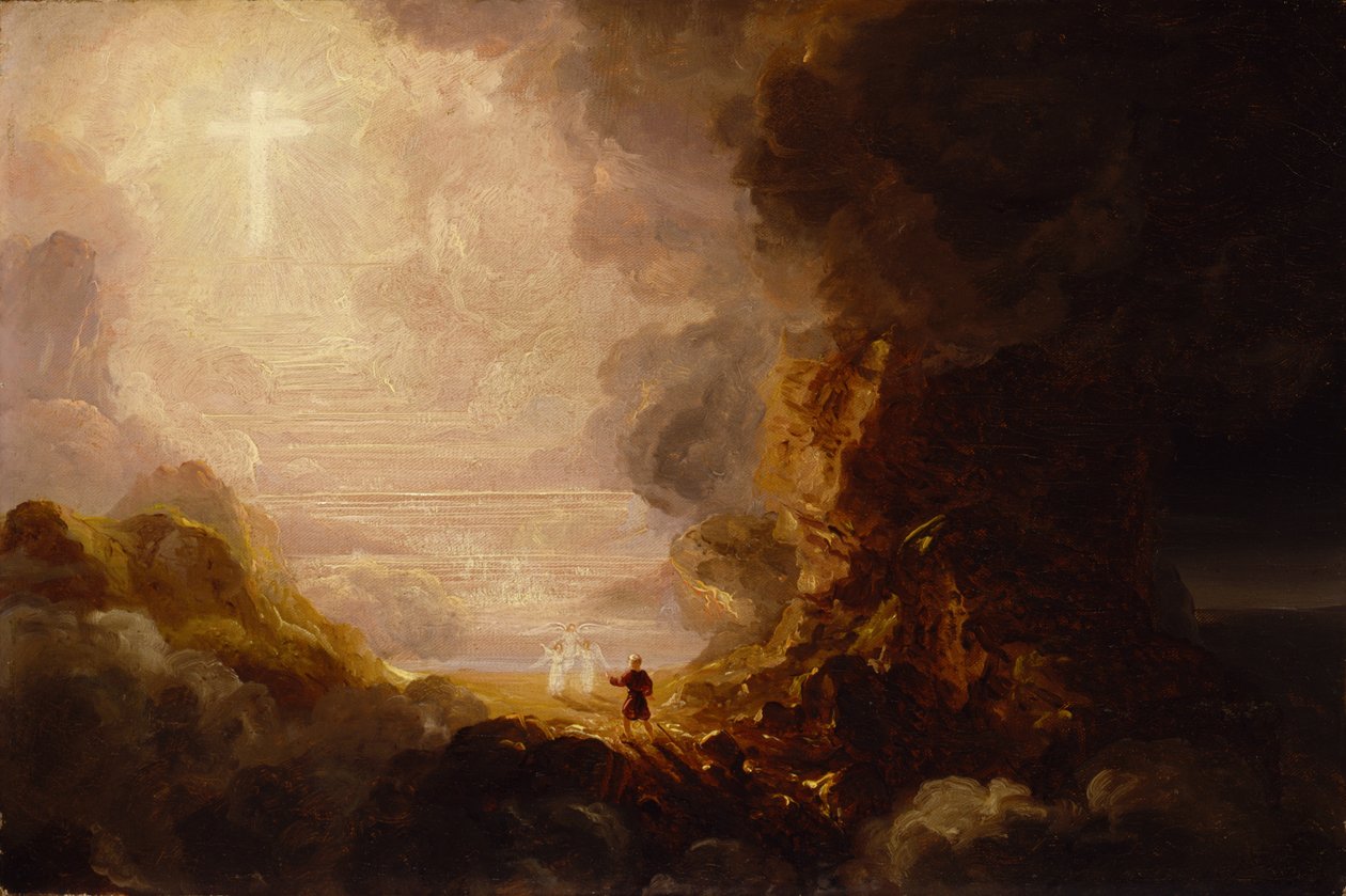 Le pèlerin de la croix à la fin de son voyage, c. 1846-48 - Thomas Cole