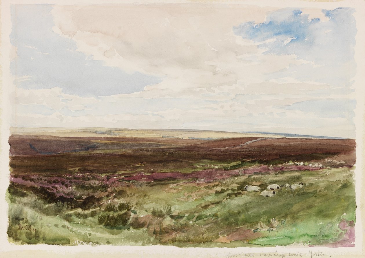 Lande près de Hart Leap Well, Yorkshire - Thomas Collier