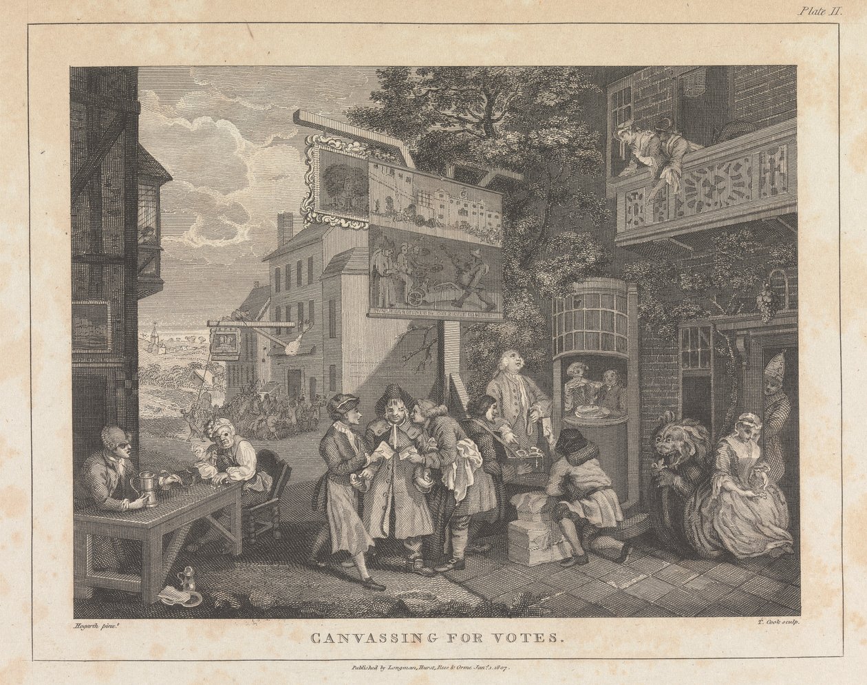 Canvassing for Votes, Planche II - Thomas Cook