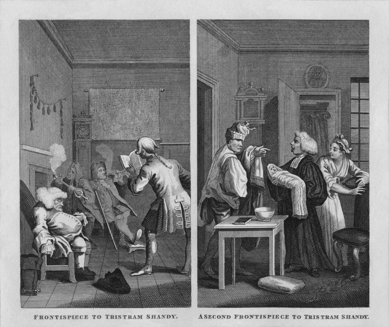 Frontispices de Tristram Shandy, 1808, 1827 - Thomas Cook