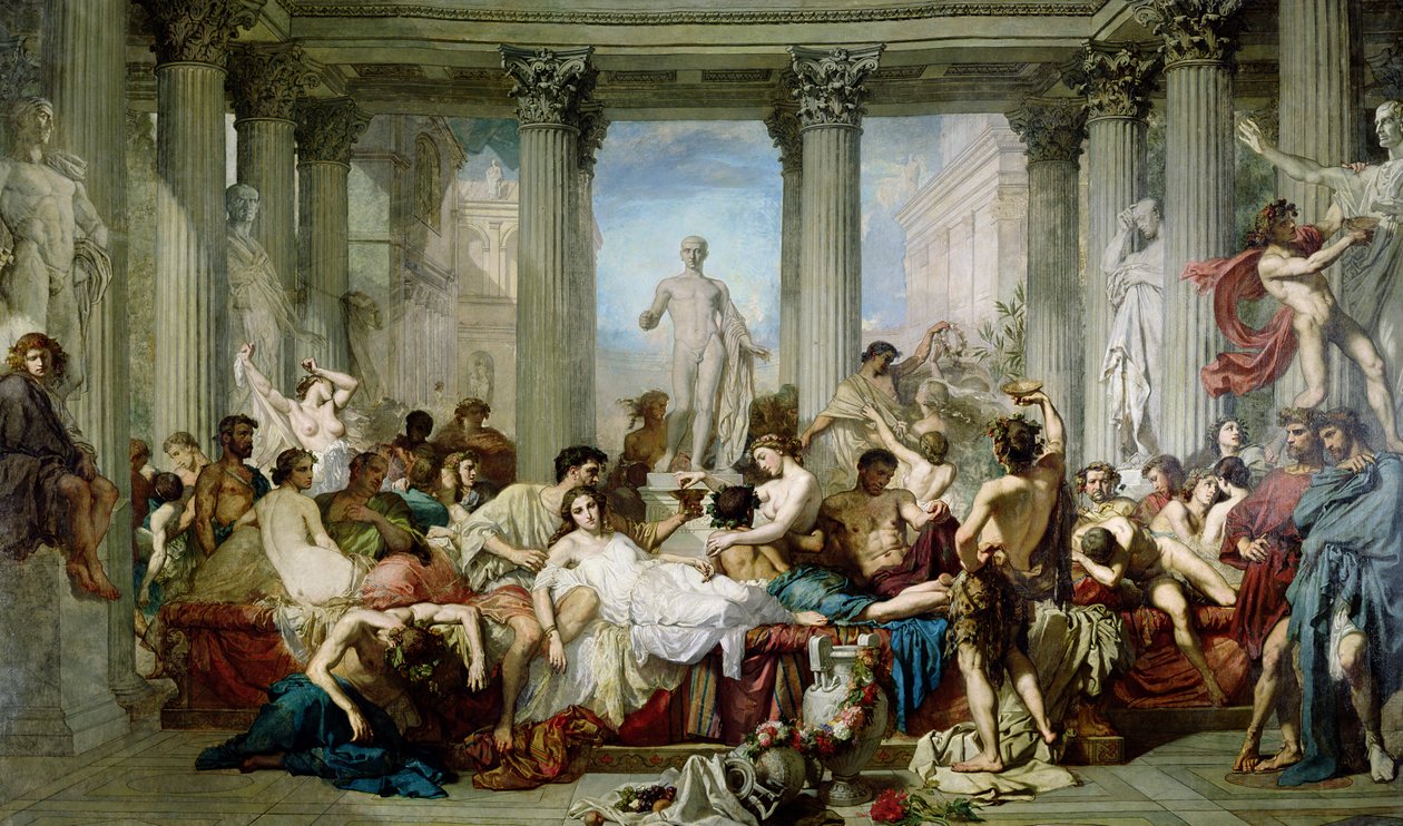 Les Romains dans leur décadence - Thomas Couture