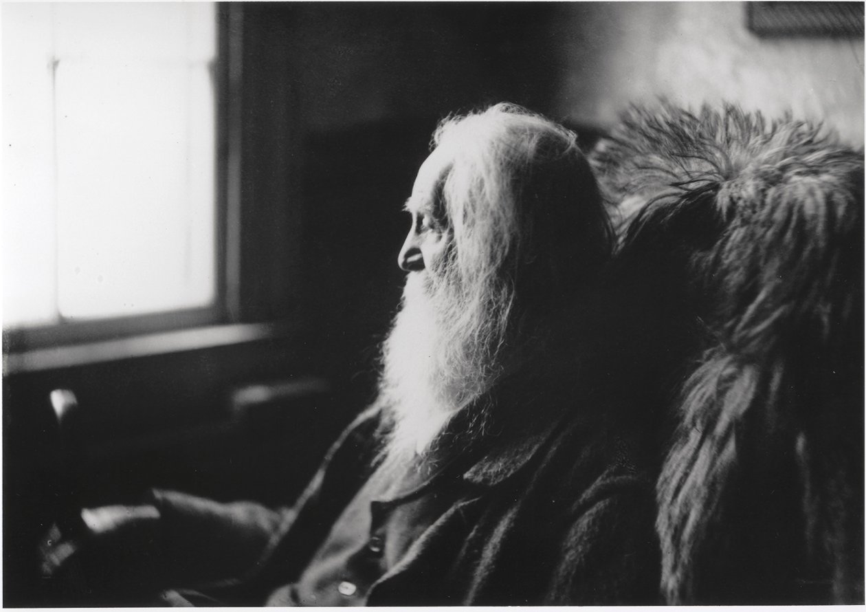 Walt Whitman à Camden, N.J., vers 1891 (épreuve argentique sur papier) - Thomas Cowperthwait Eakins