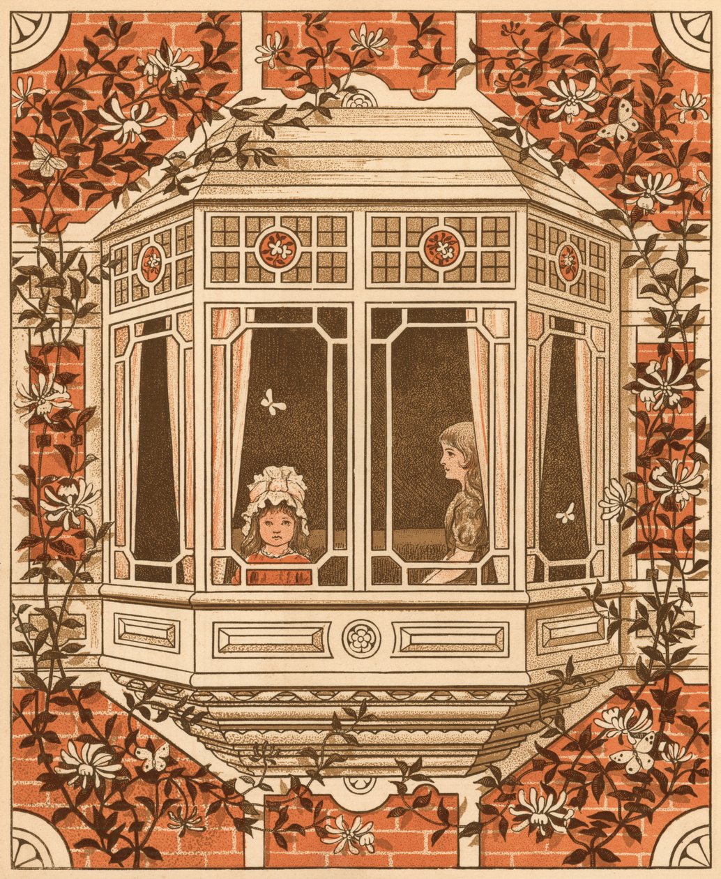 Vie domestique : Enfants à la baie vitrée - Thomas Crane